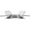 2U200MIN Conference Top Access and Housing, 24.7cm Width, 15.5x23.3cm Cutout, Black, Colour: Black, 7 image
