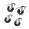 PFA 9114  Heavy Duty Wheels, Silver, For PFT85xx Trolley Frame/PFT2520 Trolley