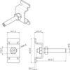 PFA 9136 Barco Unisee Mounting Adapter, Silver, For UniSee 500/UniSee 700, 9pcs, 2 image