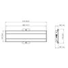 PFB 3405 Display Interface Bar, Black, 18x51.5x3.5cm, Connect-it, 3 image