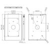 PTS 1246 Tablet Holder, Silver, 32.5x21.6x1.6cm, For Samsung Galaxy Tab A7 (2020), 3 image