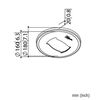 PFA 9108 Ceiling Cover, White, For PUC 25, 3 image
