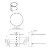 PFA 9145 Column Clamp Connect-it, Black, For PFB 34XX/PFW 1030/PFW 1040/PFW 2020/PFW 2030/PFW 2040/PFW 3030, 6 image