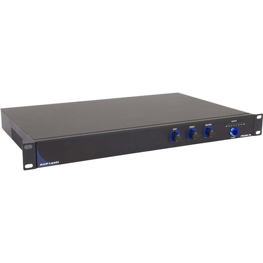 PA AUP160D 160W Class D 19" Rack Mount Booster Amplifier