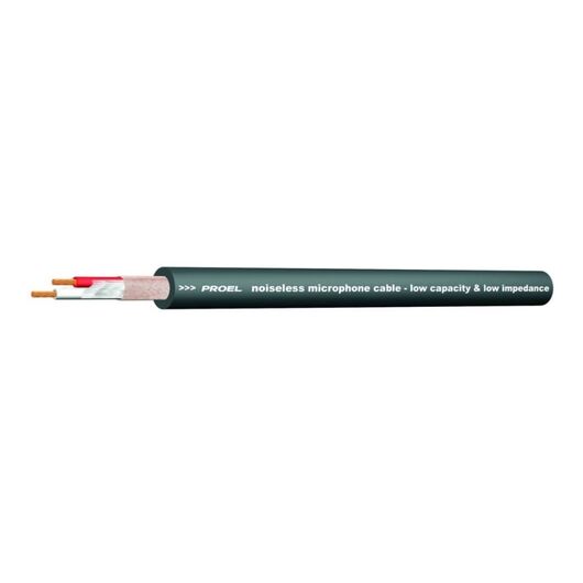 HPC210BK Flexible balanced microphone cable (2 x 0,22 mm2), 100m