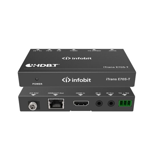 iTrans E70S-T HDBaseT extender (Tx only), HDMI 4K/30Hz, POC supported, 3 image