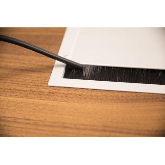 2U210MAX Conference Top Access and Housing, 44.7cm Width, 15.5x43.3cm Cutout, White, Colour: White, 3 image