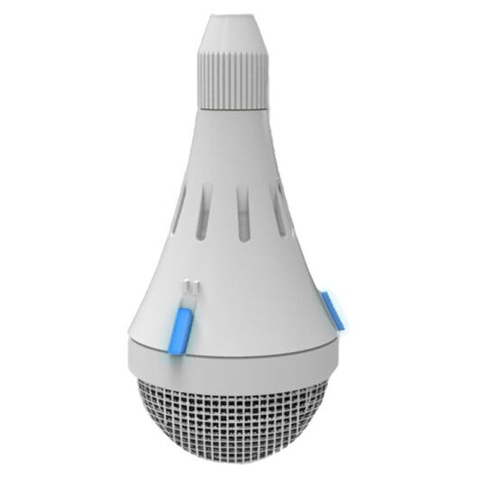 Ceiling Mic Array Dante 1 Array (3 Channels), White Ceiling Mic Array, White/Black