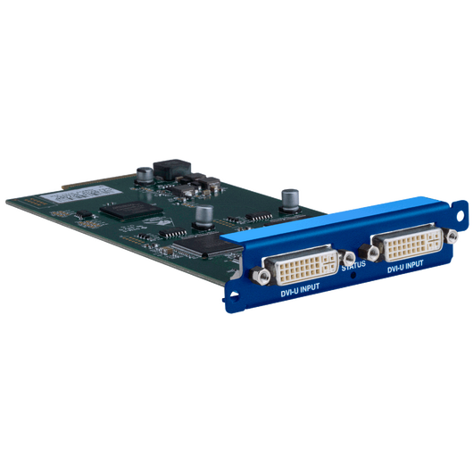 CM2-DVIU-2IN CM2 Input Module, DVI-U Input 2x (DVI, HDMI, RGB/YUV, CV, YC via DVI-I)