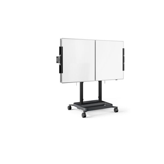 RISE A226 Whiteboard Set, White, 65" Screen, 96x316.6x14.4cm, 2 image